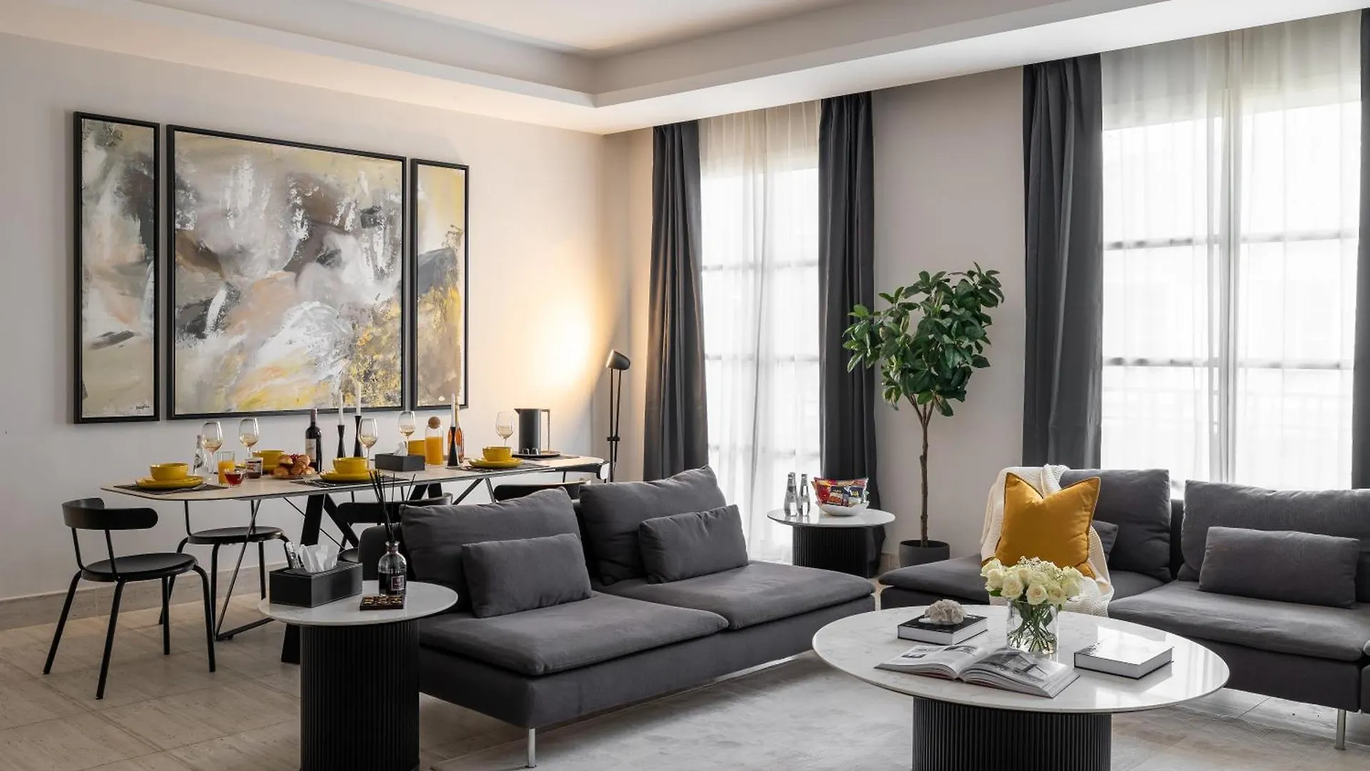 Modern 3Br Retreat I Gym, Balcony & Prime Location Apartment Riyadh 0*,  Saudi Arabia
